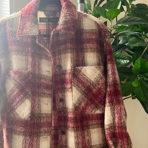 Zara Plaid Shacket